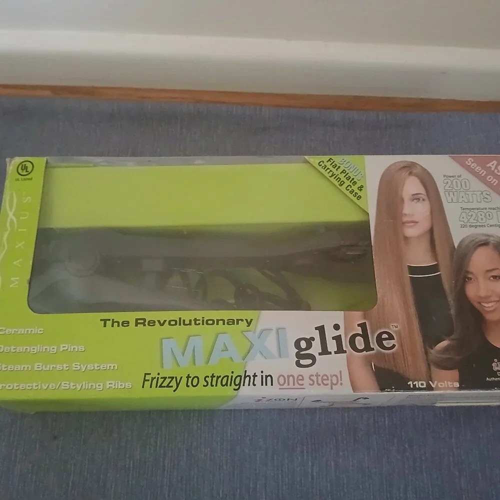 Maxius MaxGlide MX-597 Flat Iron Hair Straightener